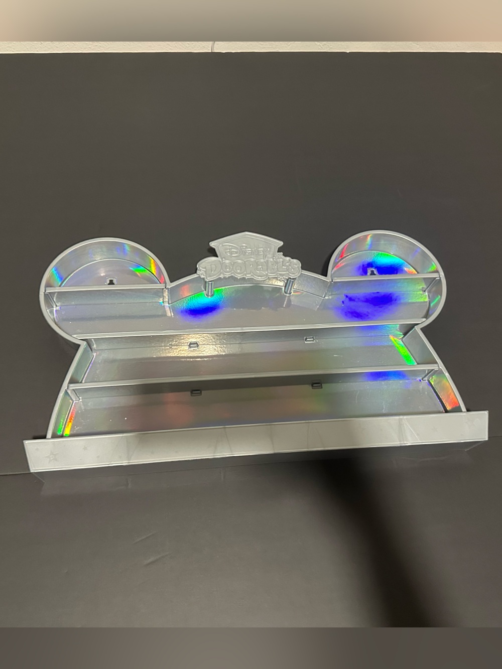 Disney Doorables Silver Holographic Display Stand